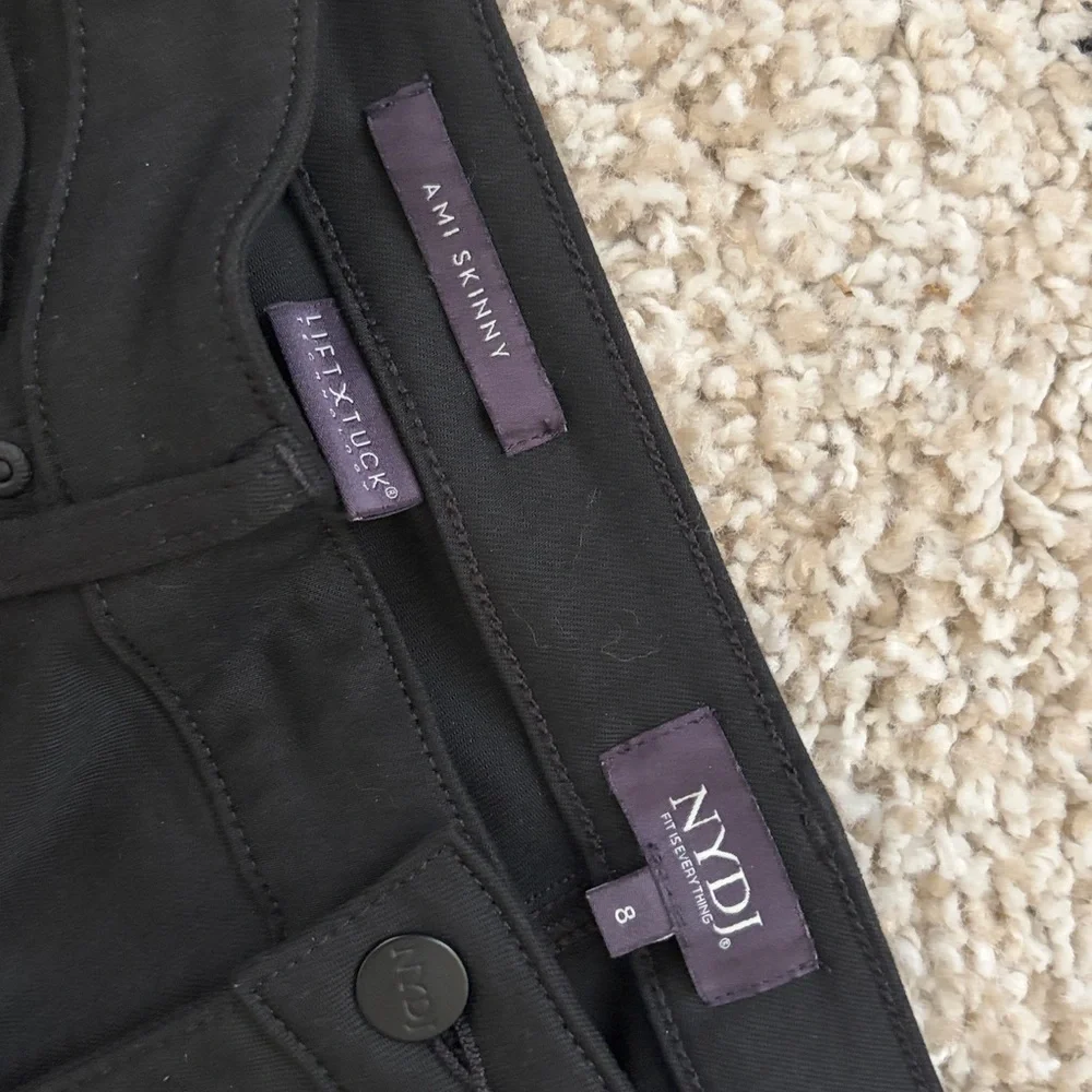 NYDJ Black Ami Skinny Jeans - Picture 3 of 7